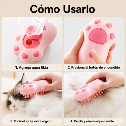 Cepillo para mascotas 3 en 1