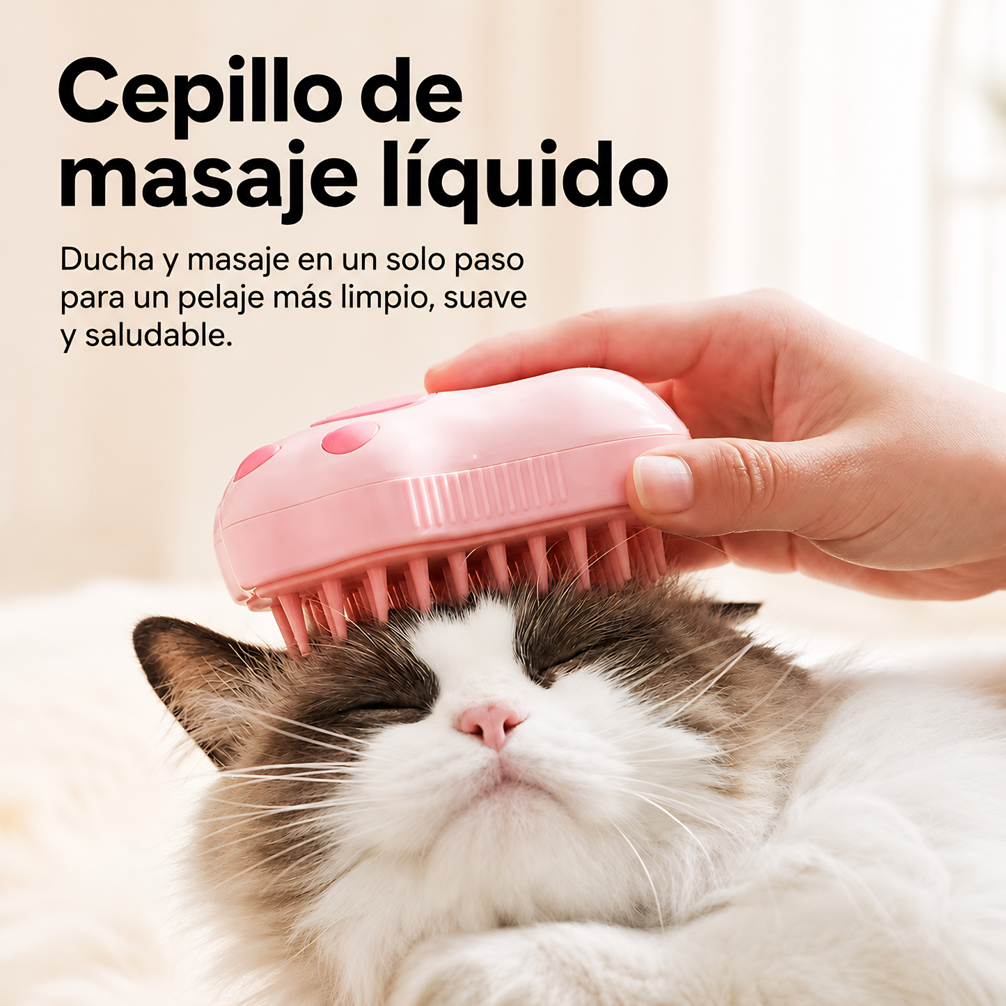 Cepillo para mascotas 3 en 1